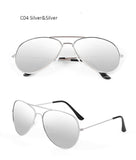 Fashion Oversiced Aviation Sunglasses Women Men Classic Brand Designer Coating Mirror Big Pilot Sun Glasses