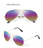 Fashion Oversiced Aviation Sunglasses Women Men Classic Brand Designer Coating Mirror Big Pilot Sun Glasses