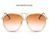 Fashion Oversized Sunglasses Women Men Brand Designer Big Size  Glasses