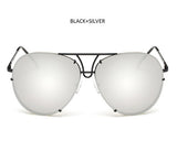 Fashion Oversized Sunglasses Women Men Brand Designer Big Size  Glasses