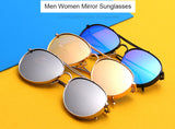 Famous Brand Designer Aviation Mirror Sun Glasses for Unisex