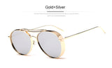 Famous Brand Designer Aviation Mirror Sun Glasses for Unisex
