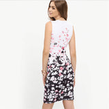 Women's Casual Dresses Elegant Floral print Pattern Sleeveless Round Neck Mini Dress Body con