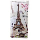 Xiniu wallet women leather Paris Flags Eiffel Tower Lady Long Wallet