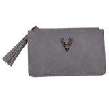 Small ladies leather wallets Women Coins Purse leather zipper wallets