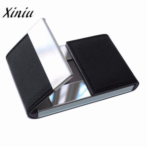 Business Mens Card Holder Credit Card Package Double Open Card Case