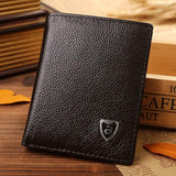 JINBAOLAI Men Short Walltes Leather Credit/ID Card Holder Billfold Purse Mens Mini Wallet