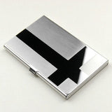 Business ID Credit Card Holder Stainless Steel Silver Aluminium clutch male cartera hombre