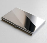 Business ID Credit Card Holder Stainless Steel Silver Aluminium clutch male cartera hombre