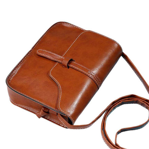 Leather Cross Body Shoulder Bags Vintage Purse Bag Women