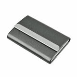 Men leather card holder Business Credit Card Name Id Card Holder Case Box