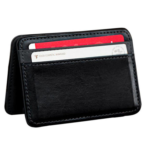 Men Leather Wallet Holder Card Case Wallets