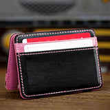 Men Leather Wallet Holder Card Case Wallets
