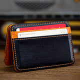 Men Leather Wallet Holder Card Case Wallets