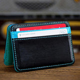 Men Leather Wallet Holder Card Case Wallets