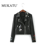 Autumn Women Faux Leather Jackets