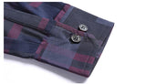 Business Casual Shirts Men Famous Brand Clothing Plaid Long Sleeve Camisa Masculina