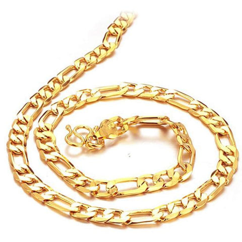Chunky Necklace Curb Cuban Link Chain Necklace Men Jewelry