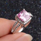 925 Sterling Silver Plated Especial Tourmaline White Gemstone