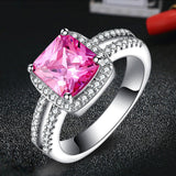 925 Sterling Silver Plated Especial Tourmaline White Gemstone