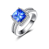 925 Sterling Silver Plated Especial Tourmaline White Gemstone