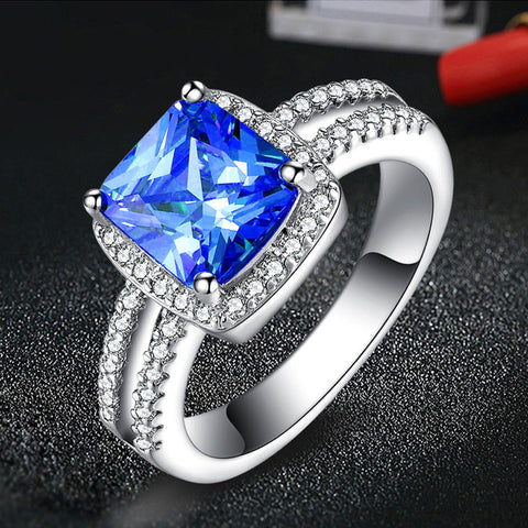 925 Sterling Silver Plated Especial Tourmaline White Gemstone