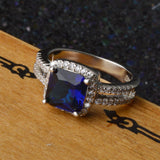 925 Sterling Silver Plated Especial Tourmaline White Gemstone