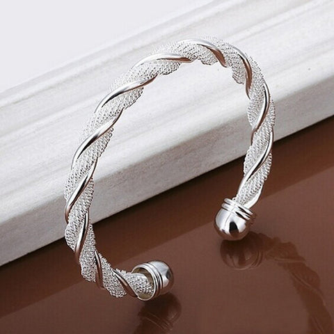 Twist Net Cuff Bangle Fashion Bracelet Bangle Jewelry
