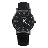 Fashion Couple Retro Design Leather Band Analog Quartz Watch