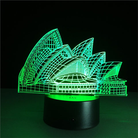 3D Lamp Visual Light Effect Touch Switch & Remote Control Colors Changes Night Light