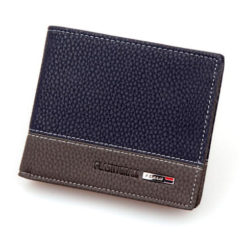Mens Leather Bifold Money Card Holder Wallet Coin Purse Clutch Pockets