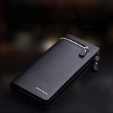 New Men Leather Card Cash Receipt Holder Organizer Bifold Wallet Purse