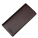 Man Wallet Leather Concise Money Bag Huge Capacity Purse Card Holder