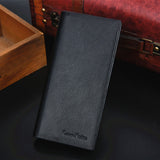 Man Wallet Leather Concise Money Bag Huge Capacity Purse Card Holder