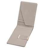 Mens Leather Magic Credit Card ID Holder Money Clip Wallet