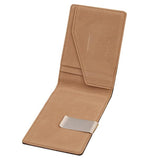 Mens Leather Magic Credit Card ID Holder Money Clip Wallet